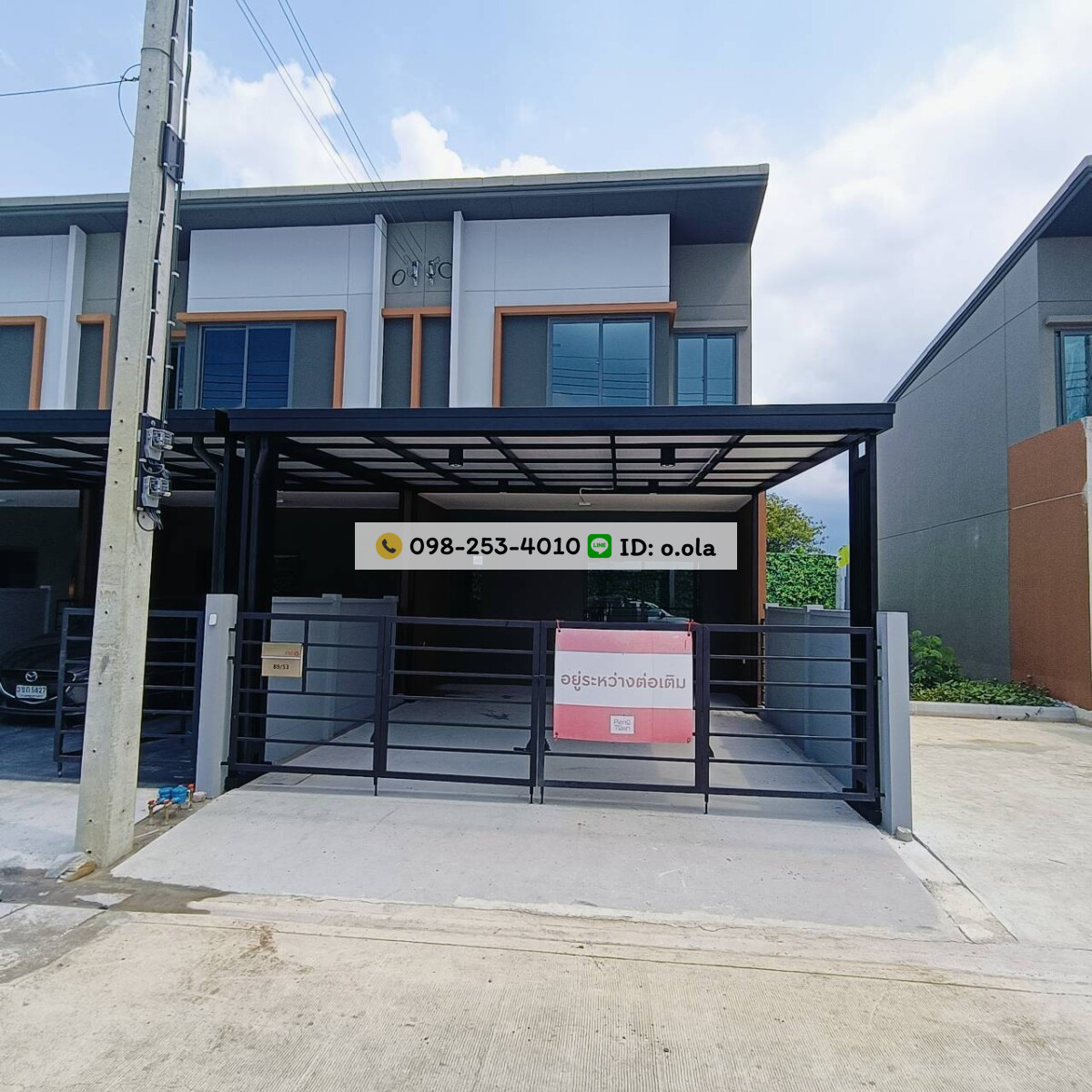 บริการ ต่อเติมหลังคา หน้าบ้าน โรงรถ โครงหลังคาเหล็ก สแตนเลส ภาพที่ 4